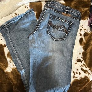 Cowgirl Tuff bootcut jeans 28x33